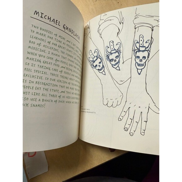 Knives and Ink Chef’s & The Stories Behind Their Tattoos (and recipes) Book HC - Picture 5 of 7